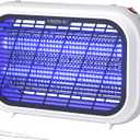 YISSVIC 20W Indoor Bug Zapper Electric Fruit Fly Traps for Indoors Mosquito Zapper Electric Fly Zapper Moth Gnat Insect Killer for Home Office Garage Kitchen Dining Living Room (White)