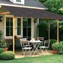 Shade Cloth - Garden Shade Mesh Netting with Grommets,Outdoor Sun Shade Cover for Pergola Patio Plants Greenhouse Chicken Coop Black Shading Rate 70% (8X10FT)