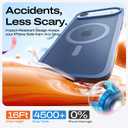 LISEN 3-Pack Magnetic Shockproof for iPhone Air Case Slim [Fit for MagSafe][Military Grade Drop Protection] Translucent Matte Phone Case for i Phone 17 Air, Cosmic Orange, Space Black, Deep Blue