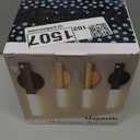 Wooden Motion Sensor Lights Indoor - Magnet Body Hallway Rechargeable LED Wireless Battery Operated Wall Sconce, Portable Decor Torch Night Lighting for Bedroom (Walnut Wood 2PCS)