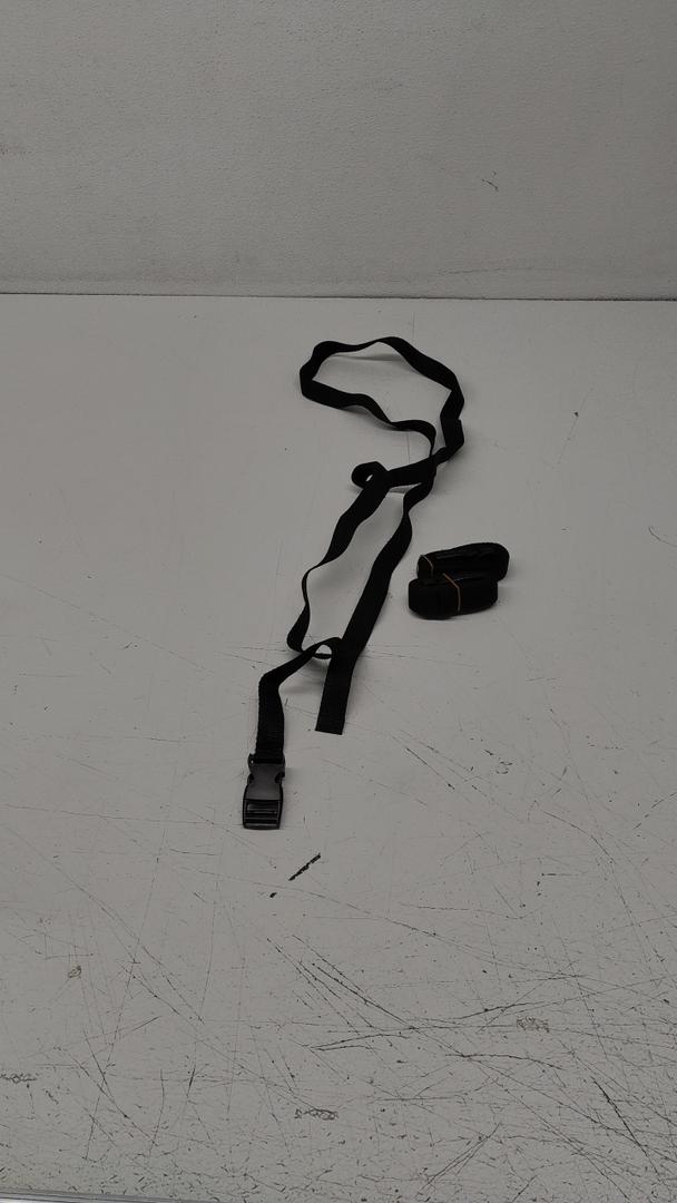 3 Pcs Tie Down Straps Black Adjustable Nylon Strap with Buckles