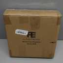 Fun Elements Shallow Dog Bowls, 10.5" Ceramic Large Food Plate for Small, Medium and Large Breeds, Non-Slip, Flat and Wide, Dishwasher Safe, Suitable for Dogs and Cats (White)