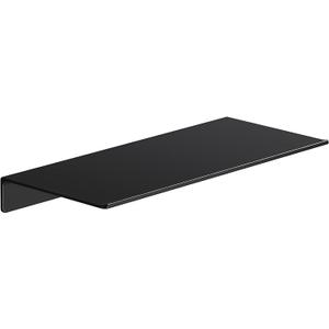 Danpoo Metal Wall Shelf, Black Floating Shelf, Small Bathroom Shelf, 12" Display Shelves for Wall Storage