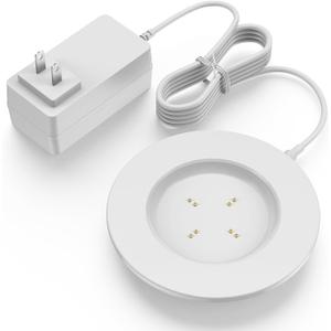 Charging Coaster 2 Compatible with Temperature Control Smart Mug 2 and 1 - Mug Power Cord - Charger Dock Base for Wireless Warmer Cup Accessories - White