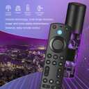 Replacement Remote for FireSeries, Insignia Smart TVs Stick and TVs Cube, Voice Remote Compatible with FireStick(2nd/3rd Gen/Lite/4K/4K Max), Smart TVs 3rd Gen & TVs Cube(1st/2nd Gen), PRO Remote