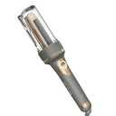 INFINITIPRO BY CONAIR Curl Secret Automatic Curling Iron - 1 1/4-inch Barrel - Hair Curler for All Hair Types and Medium to Long Hair Lengths - Dual Voltage for Worldwide Travel (Gray With Gold Accents)