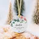 Auntie Ornaments 2026 from Niece Nephew,Great Aunt Pregnancy Ornaments, for Auntie,Aunt Ceramic Ornament Gifts Keepsake,Double-Sided Printing with Ribbon,Gift Box,Greeting Card