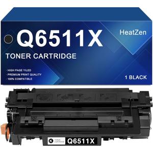 Q6511X Black Toner Cartridge High Yield Replacement for HP 11X Black Toner Cartridge for LaserJet 2400 2410 2410n 2420 2420D 2420n 2420dn 2420dtn 2430 2430n 2430tn 2430dtn Printer Ink