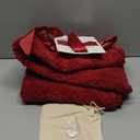 Premium Double Layer Wearable Blanket for Women -Easy On Easy Off No Sleeves- Drape and Go - Gifts for Women Who Have Everything - Gifts for Her Grandma and Mom (Burgundy)