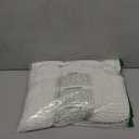 AMOAMI Upgraded Waffle Runner Rug Super Absorbent Non Slip Bath Mats for Bathroom Machine Washable Bathroom Runner Rug with Tassels, Ideal for Hallway Bedroom Laundry Room, White, 17" x 72"