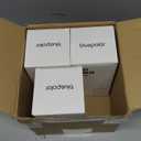 13oz/400ml Glass Water Tumbler with Straw and Lid Sealed Carry On Thick Wall Iced Coffee Cup Glass Cup for Water, Iced Tea Fruit Juice (Aurora White-4Pack)