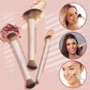 Makeup Brushes, Dual End Makeup Brush Set 7 Pcs, Foundation Contour Powder Concealer Eye Shadows Blush Make Up Brushes, Travel Gift Set, Cruelty-Free