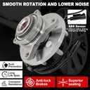 Pair 515142 Front Wheel Bearing Hub Assembly Compatible with Ford Expedition 2011-2014, for Ford F-150 2011 2012 2013 2014, for Lincoln Navigator 11-14, 4WD 4x4 Only, 6 Lugs w/ABS