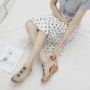 Wedge Sandals for Women Dressy Casual Summer Cute Comfy Wedges Heels Beach Sandal (8, Gold)