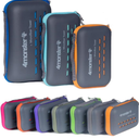 4Monster Camping Towels Super Absorbent, Fast Drying Microfiber Travel Towel, Quick Dry Ultra Soft Compact Gym Towel for Swimming Beach Hiking Yoga Travel Sports Backpack (40.00" x 20.00", Navy Blue)