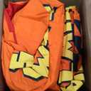 SUWTAIR Towable Tubes for Boating, Pull Tube, Super Sofa Tubes for Boats, Inflatable Boat Tube, Front & Back Tow Points w/Heavy-Duty Thick Nylon Cover for Water Sports (4)