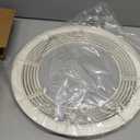 IWIWE S97017702 Fan Light Grill Cover Assembly Replacement for Broan Nutone 15" Round Ventilation Fan/Light, W/Light Lens & Grille Springs Fits 8663RP,8664RP,750,751,N750,8663FL,8663RF,8673RP,VL3668RP
