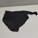 yonique, black, tie 2 piece swimsuit (M)