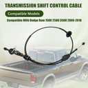 GXARTS Automatic Shift Control Cable Transmission Gear Shifter Control Cable 52107847AK 52107847AM Compatible with Dodge Ram 1500 2500 3500 2008-2010
