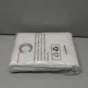 BGment Natural Linen Look Cream Semi Sheer 63 Inch Curtains 2 Panel Set for Bedroom, Grommet Light Filtering Casual Textured Privacy Curtains for Living Room (Each 42 x 63 Inch, Ivory Cream)