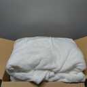 Utopia Bedding Fleece Blanket Queen Size Ivory 300GSM Luxury Fuzzy Soft Anti-Static Microfiber Bed Blanket (90x90 Inch)