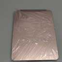 FUNTOUCH Rechargeable Travel Makeup Mirror with 72 Led Lights, Portable Lighted Beauty Mirror, 3 Color Lighting, Dimmable Touch Screen, Tabletop LED Folding Cosmetic Vanity Mirror (Black)