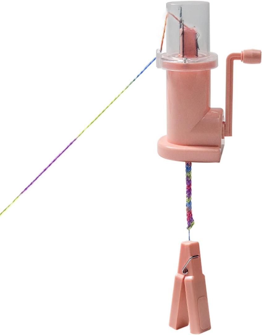 BEN YEDD Rope Braid Hand Shaking Quick Rope Tool Pink Green Braiding Machine Knotted Maker (Pink)