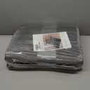 Office Chair Mat, 75" x 60" Large Chair Mat for Hard Floors, Flannel Fabric Area Rug for Hard Surface, Floor Protector Under Desk Mat for Home Office (Black) (Black (Stitched Edge))