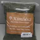 California King Size Dark Olive Green Duvet Cover 3 Pieces, Soft & Lightweight Cal King Size Quilt Cover Set - 1 Cali King Neutral Duvet Cover with Zipper Closure and 2 Pillowcases for Women Men