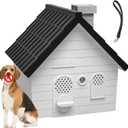 Nigrin Anti Barking Device for Dogs, Bark Box, 3 Modes Dog Barking Deterrent Devices, Weatherproof Anti Bark Device for Dogs, 50 Ft Barking Dog Silencer, A Safe and Effective Anti Barking Device