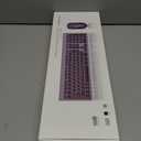 Wireless Keyboard and Mouse Combo,Quiet Click,Full Size Design with Number Pad,Ergonomic Mouse with 5 DPI,Sleep Mode-GAMCATZ 2.4G Slient Portable Cordless Combo for Laptop/PC/Computer/Mac(Black)