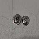 Conchos 2" x 1 1/2" Oval Classic Western Design Silver 12 Pieces #50771