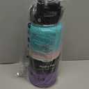 64oz Half Gallon Insulated Water Bottle with 2-in-1 Lid (Chug & Straw), Double Walled Vacuum Stainless Steel Water Bottles, Wide Mouth Leakproof Insulated Jug with Straw (Hydrangea)