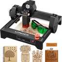 LONGER RAY5 Laser Engraver 3500mW High Precision 0.04 * 0.04mm Mini Laser Cutter and Engraving Machine 130x140mm Working Area for Wood Metal Acrylic Glass