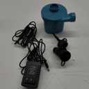 Bestrip Electric Air Pump, Air Pump for Inflatables Air Mattress Couch Pool FloatsInflatables Boat Raft Toys, AC/DC Pump (Blue)