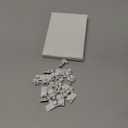 Blulu 24 Pcs Storm Door Panel Clip with Screws 5/16" Offset Aluminum Storm Window Clips Screen Door Hardware (White)