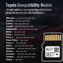 2025 Navigation SD Card Map Update 86271-0E077 for Toyota Highlander, RAV4, Camry, Corolla, Tacoma, Tundra, Prius & More USA & Canada GPS Navigation Micro SD Card Update