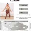 YAGAXI 20D Sheer Tights for Women - 6 Pairs Women's Control Top Pantyhose (Black+nude)