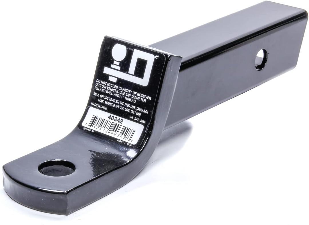 Draw-Tite 40342 8-1/2" Quick-Loading Ball Mount (7500 lbs. GTW, 1" Ball Hole, 3/4" Rise, 2" Drop)