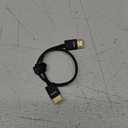 SMALLRIG Upgraded Ultra Thin HDMI Cable 35cm/1.15Ft (A to A), 4K Hyper Super Flexible Slim Cord, High Speed Supports 3D, 4K@60Hz, Ethernet, ARC Type-A Male to Male for Camera, Monitor, Gimbal - 2956B