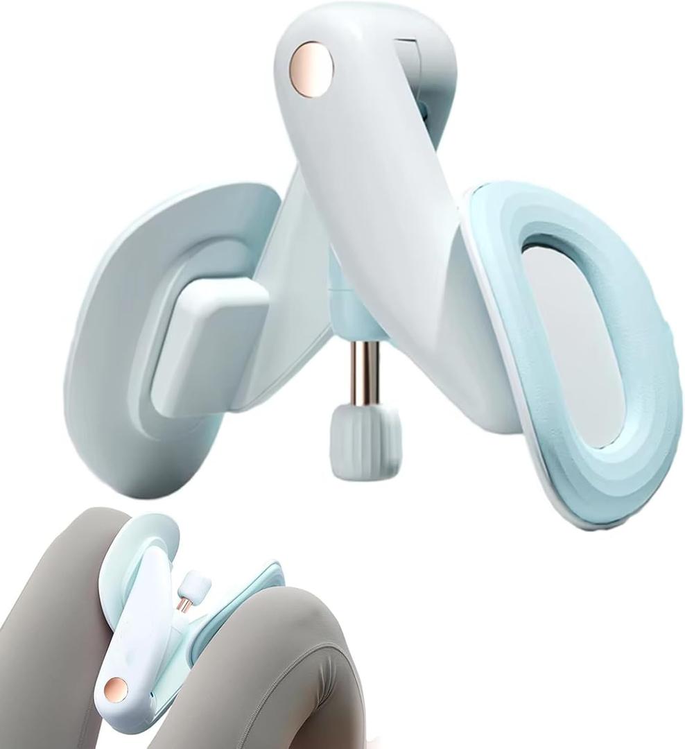 Thigh Trainer & Exerciser Tool - Adjustable Resistance Pelvic Floor Trainer for Women, Inner Thigh Toner & Hip Strengthener