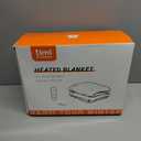 TiMiCalda Heated Blanket Electric Queen 84"x90" Soft Thick Bubble Electric Blanket for Sofa with 5 Heat Levels & 10 Hours AutoOff Overheat Protection, Warm Cozy Gifts, Light Grey