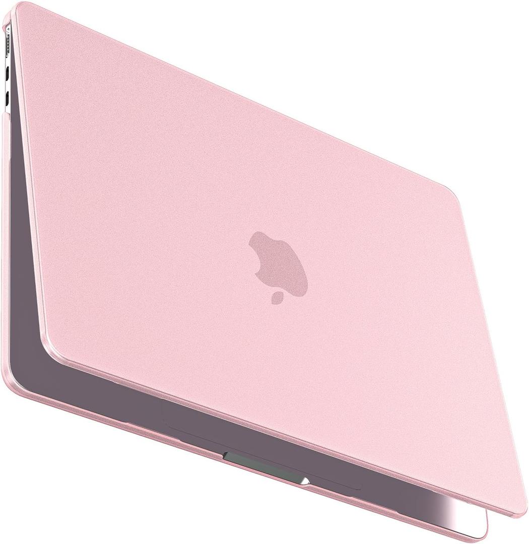 BlueSwan for MacBook Air 13 inch Case, M5 M4 M3 M2 2026-2022 A3449 A3240 A3113 A2681, Stylish Cute and Clean Looking, Scratch Resistant, Easy to Snap on, Air 13.6 Hard Shell Protective Laptop Cover (Matte Pink)
