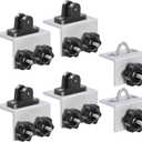 Bimini Top Brackets/Canopy Bracket with Aluminum Boat Track Bracket Base for Lund Sport Track/Versatrack System/Track Boat Accessories