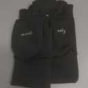 EZPACE Convertible Running Mittens for Women Cold Weather Fingerless Gloves Warm for Winter (Small-Medium, Black)