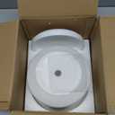 Ekirlin 7 inch Plant Pots,Ceramic Flower Planters Indoor,Modern Succulents Containers with Drain Hole Saucer,Decorate Home,Office & Outdoor (White)