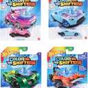 Hot Wheels Toy Car, 1:64 Scale Color Shifters Vehicle with Repeat Color Change in ICY Cold or Very Warm Water , 1 Pack