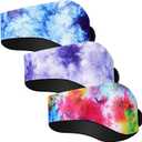 3 Pieces Swimming Headband Waterproof Swim Ear Band Elastic Ear Protection Band for Swimmers Adult Men Women Kids Block Water Secure Earplugs Water Protection Bath Shower Pool Beach