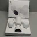 Google Nest Cam with Floodlight - Outdoor Camera - Floodlight Security Camera, White, 1 Count (Pack of 1)