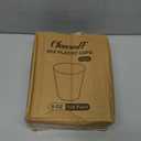9 oz Clear Plastic Cups, 100 Pack Disposable Fancy Cup for Wedding, Cocktail Cups 9 Ounce, Bulk Clear Plastic Tumblers for Iced Coffee, Cold Beverage
